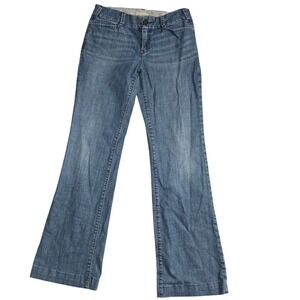 Gap Curvy Stretch Jeans W 8T Medium Wash Bootcut Flare Denim Blue 8 Tall Y2K
